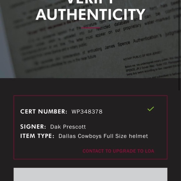 Dallas Cowboys Dak Prescott #4 & Jason Witten #82 Signed Full Size Helmet w COA - Picture 9 of 10